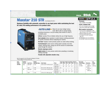 Load image into Gallery viewer, Maxstar® STR 210 120-480 V
