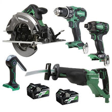 Load image into Gallery viewer, Metabo HPT MultiVolt 5 Tool Cordless Combo Kit (KC18DBFL2QDM)
