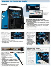 Load image into Gallery viewer, Millermatic® 255 MIG/Pulsed MIG Welder - 208/240V
